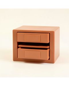 Ridge Canyon Small-Parts Storage Drawer Cabinet - Terracotta (synthetic illustration; no displayed measurements)
