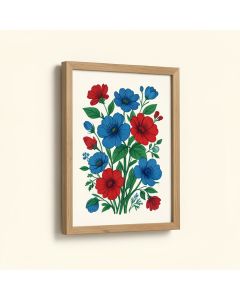 Full Bloom Xiii Floral By Danhui Nai - Graphic Art Print (synthetic illustration; no displayed measurements)