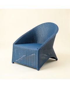 Wren Crossing Outdoor Lounge Chair - Blue (synthetic illustration; no displayed measurements)