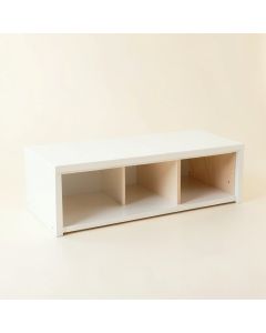 Wren Dell Shoe Storage Bench - White (synthetic illustration; no displayed measurements)