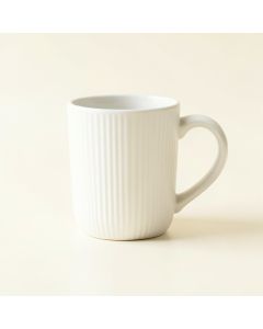 Oak Bridge Ceramic Mug - White (synthetic illustration; no displayed measurements)