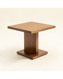 Island Pedestal Coffee Table (synthetic illustration; no displayed measurements)
