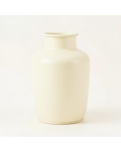 Sage Crest Empty Decorative Vase - Cream (synthetic illustration; no displayed measurements)