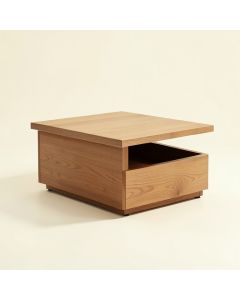 Leia Coffee Table With Storage (synthetic illustration; no displayed measurements)