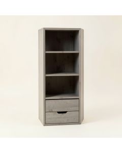Linden Branch Narrow Cubby Tower - Gray (synthetic illustration; no displayed measurements)
