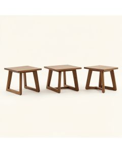 Audley Wood 3 Piece Coffee Table Set (synthetic illustration; no displayed measurements)
