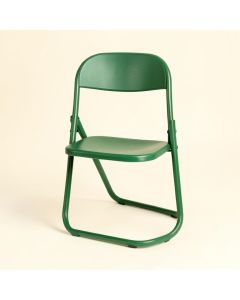 Holly Bluff Folding Outdoor Chair - Green (synthetic illustration; no displayed measurements)