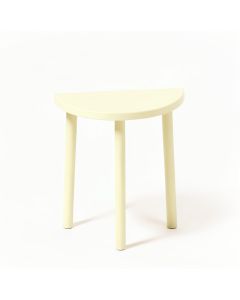 Aspen Dale Compact Balcony Table - Cream (synthetic illustration; no displayed measurements)