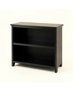 Hazel Bluff Low Bookcase - Black (synthetic illustration; no displayed measurements)