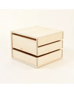 Oak Crest Under-Desk Drawer Unit - Ivory (synthetic illustration; no displayed measurements)