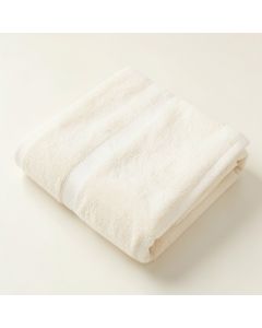 Lake Bend Bath Towel - Ivory (synthetic illustration; no displayed measurements)