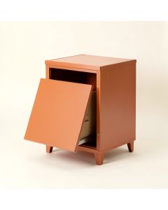 Fern Arc Freestanding Pull-Out Hamper Cabinet (synthetic illustration; no displayed measurements)