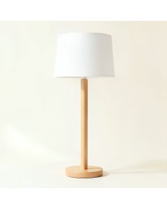 Laurel Canyon Floor Lamp With A Plain Fabric Shade - White (synthetic illustration; no displayed measurements)