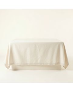 Ash Falls Flat Bed Sheet - Cream (synthetic illustration; no displayed measurements)