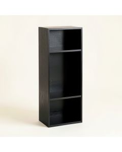 Shore Bend Narrow Cubby Tower - Black (synthetic illustration; no displayed measurements)