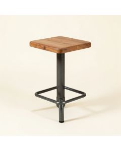 Chapman Swivel Solid Wood Adjustable Height Bar Stool (synthetic illustration; no displayed measurements)