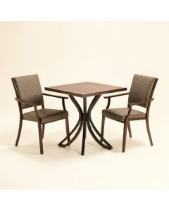 Tadwick Square 2 - Person 31.3 '' Long Bistro Set (synthetic illustration; no displayed measurements)