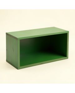 Vale Bridge Shoe Storage Bench - Green (synthetic illustration; no displayed measurements)