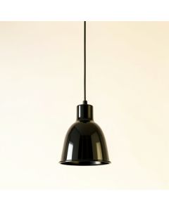Heath Crossing Pendant Light Suspended From One Plain Cable - Black (synthetic illustration; no displayed measurements)