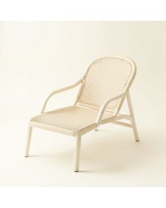 Vale Crossing Outdoor Lounge Chair - Ivory (synthetic illustration; no displayed measurements)