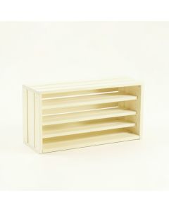 Alder Bridge Shoe Storage Bench - Ivory (synthetic illustration; no displayed measurements)