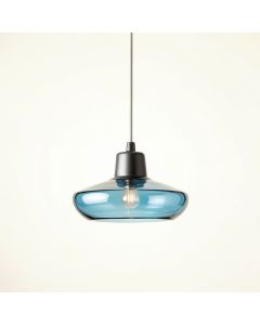 Meadow Dale Pendant Light Suspended From One Plain Cable - Blue (synthetic illustration; no displayed measurements)