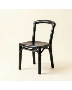 Hazel Branch Small Chair - Black (synthetic illustration; no displayed measurements)