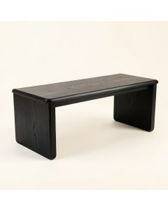 Hill Canyon Indoor Bench - Black (synthetic illustration; no displayed measurements)