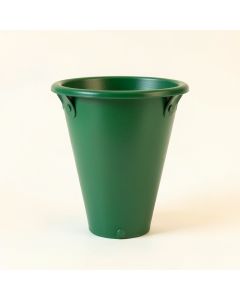 River Crest Empty Railing Planter With Integral Brackets - Green (synthetic illustration; no displayed measurements)