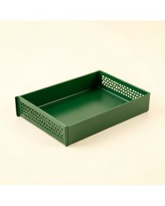 Holly Bluff Empty Under-Desk Cable Tray - Green (synthetic illustration; no displayed measurements)