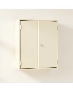 Olive Branch Wall-Mounted Laundry Cabinet - Ivory (synthetic illustration; no displayed measurements)