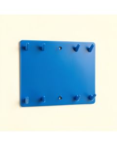 Juniper Brook Empty Wall-Mounted Tool Organizer Panel - Blue (synthetic illustration; no displayed measurements)