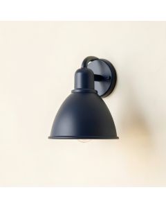 Dune Canyon Wall Sconce Mounted On A Plain Wall - Navy (synthetic illustration; no displayed measurements)