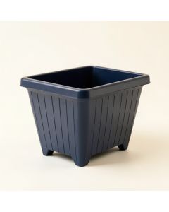 Alder Crossing Empty Raised Planter - Navy (synthetic illustration; no displayed measurements)