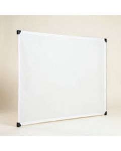Yardmaster2 White Portable Folding Frame Projector Screen (synthetic illustration; no displayed measurements)