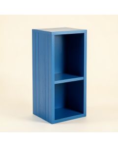 Laurel Bluff Narrow Cubby Tower - Blue (synthetic illustration; no displayed measurements)