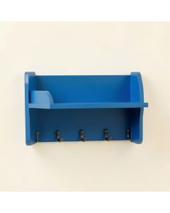 Stone Dell Wall-Mounted Entryway Organizer Shelf - Blue (synthetic illustration; no displayed measurements)