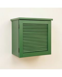 River Dell Wall-Mounted Laundry Cabinet - Green (synthetic illustration; no displayed measurements)