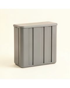 Reed Brook Narrow Outdoor Storage Bench - Gray (synthetic illustration; no displayed measurements)