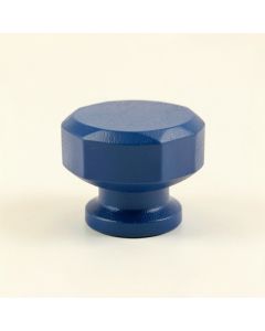 Holly Branch Cabinet Knob Without Packaging - Blue (synthetic illustration; no displayed measurements)