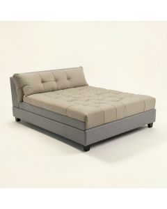 Fort Calhoun Tufted Upholstered Low Profile Platform Bed (synthetic illustration; no displayed measurements)