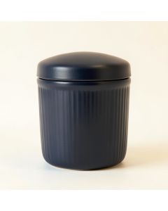 Vale Bluff Storage Canister With Lid - Navy (synthetic illustration; no displayed measurements)