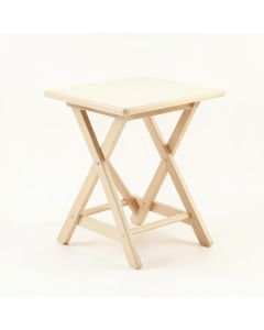 Harbor Bridge Compact Balcony Table - Cream (synthetic illustration; no displayed measurements)