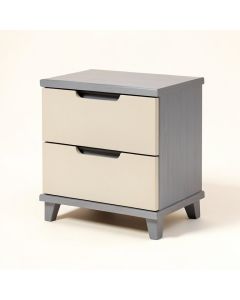 Elixir 2 Drawer Nightstand (synthetic illustration; no displayed measurements)