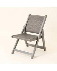 Spruce Arc Folding Outdoor Chair - Gray (synthetic illustration; no displayed measurements)