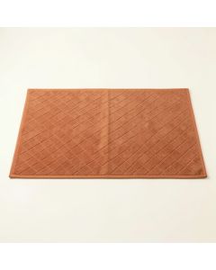 Linden Branch Bath Mat - Terracotta (synthetic illustration; no displayed measurements)