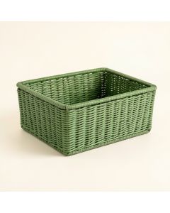 Heath Brook Empty Storage Basket - Green (synthetic illustration; no displayed measurements)