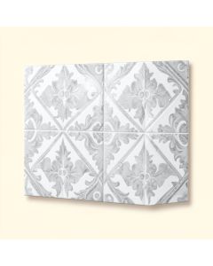 Karra 7 '' X 8 '' Porcelain Patterned Wall & Floor Tile (synthetic illustration; no displayed measurements)