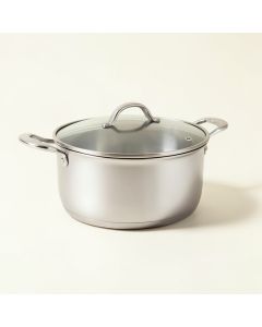 Ozeri Stainless Steel All-In-One Apeo & Pfoa-Free 5.3 Qt Non-Stick Sauce Pan With Lid (synthetic illustration; no displayed measurements)