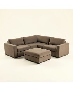 176 '' Wide Reversible Modular Corner Sectional With Ottoman (synthetic illustration; no displayed measurements)